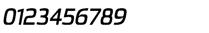 Expandable Semi Bold Medium Open Italic Font OTHER CHARS