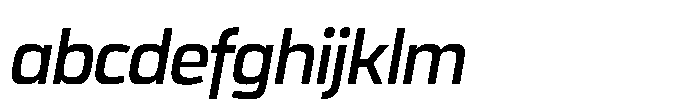 Expandable Semi Bold Medium Open NC Italic FONT