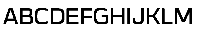 Expandable Semi Bold Medium Open Font UPPERCASE
