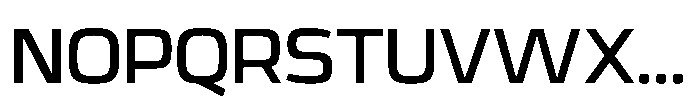 Expandable Semi Bold Medium Open Font UPPERCASE