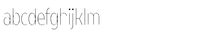 Expandable Thin Condensed Close FONT