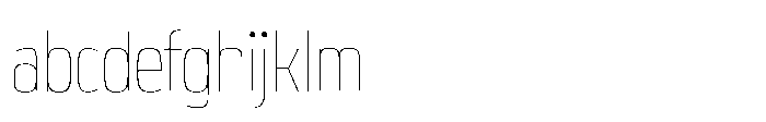 Expandable Thin Condensed Open NC FONT