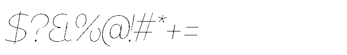 Expandable Thin Medium Close NC Italic Font OTHER CHARS