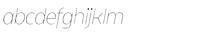 Expandable Thin Medium Close NC Italic FONT