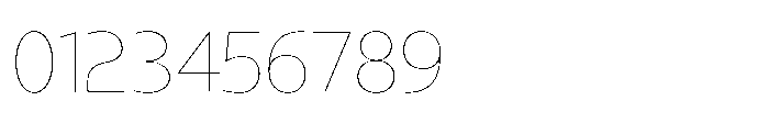 Expandable Thin Medium Close NC Font OTHER CHARS