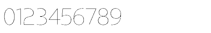 Expandable Thin Medium Close Font OTHER CHARS