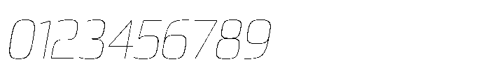 Expandable Thin Medium Open Italic Font OTHER CHARS