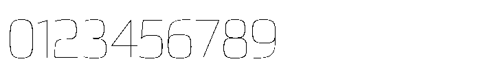 Expandable Thin Medium Open Font OTHER CHARS