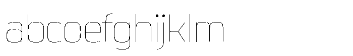 Expandable Thin Medium Open FONT