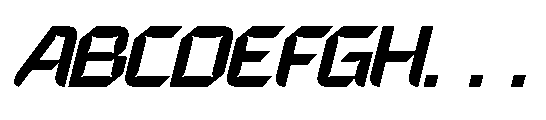 Expanse Cosmic Italic Italic Font UPPERCASE
