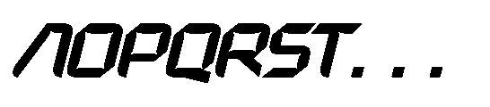 Expanse Cosmic Italic Italic Font LOWERCASE