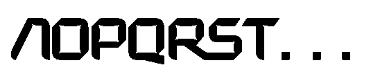 Expanse Cosmic Regular Font UPPERCASE