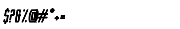 Expanse Nuvo Bold Italic Font OTHER CHARS