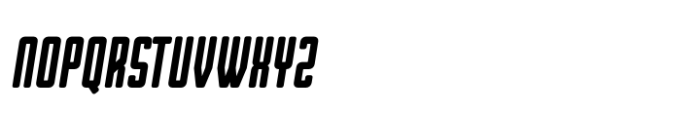Expanse Nuvo Bold Italic Font LOWERCASE