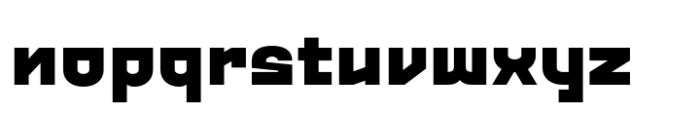 Experimo Black Font LOWERCASE