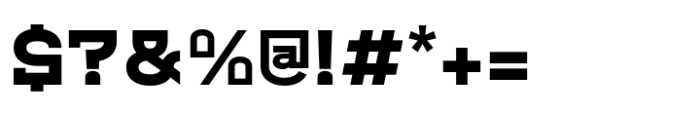 Experimo Bold Font OTHER CHARS