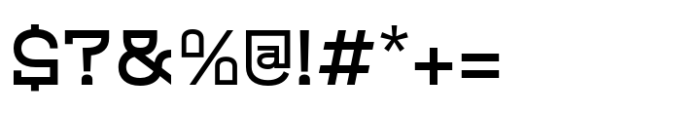 Experimo Medium Font OTHER CHARS