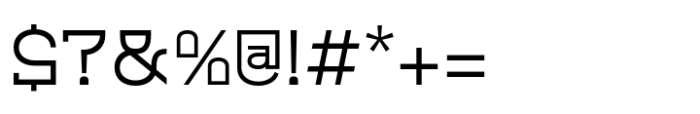 Experimo Regular Font OTHER CHARS