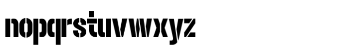 Export Drive Regular Font LOWERCASE
