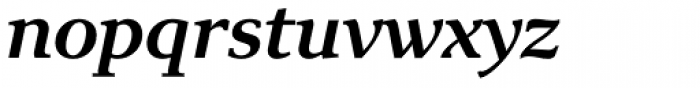 Exquisite Pro Medium Italic Font LOWERCASE