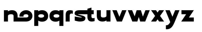 Exson Bold Font LOWERCASE