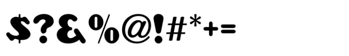 Extra Bold Nouveau JNL Regular Font OTHER CHARS