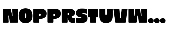 Extra Chunk Please Font LOWERCASE