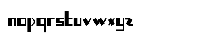 Extragalactic Font LOWERCASE