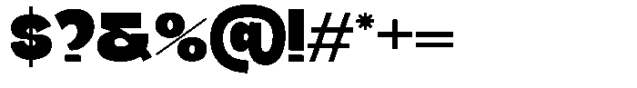Exulta Font OTHER CHARS