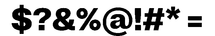 ExatCYR Bold Instance Font OTHER CHARS