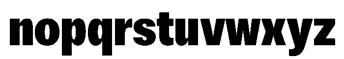 ExatCYR CondensedBlack Instance Font LOWERCASE
