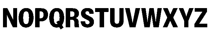 ExatCYR CondensedBold Instance Font UPPERCASE