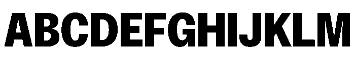 ExatCYR CondensedExtraBold Instance Font UPPERCASE