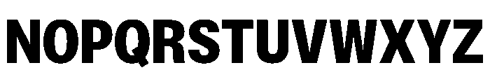 ExatCYR CondensedExtraBold Instance Font UPPERCASE