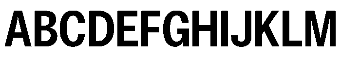ExatCYR CondensedMedium Instance Font UPPERCASE