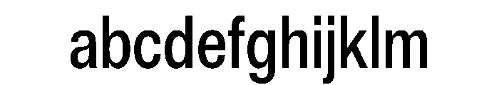 ExatCYR CondensedRegular Instance FONT