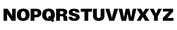 ExatCYR ExtraBold Instance Font UPPERCASE