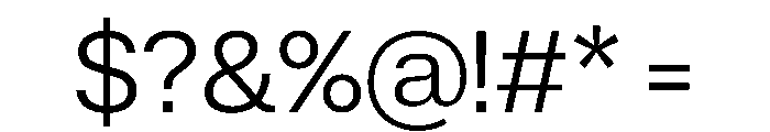 ExatCYR Light Instance Font OTHER CHARS