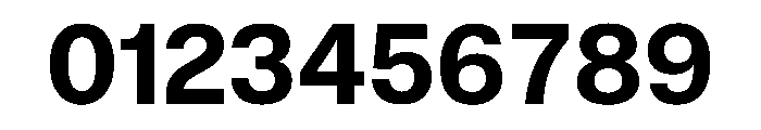 ExatCYR Medium Instance Font OTHER CHARS