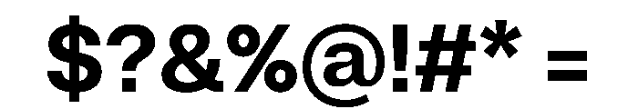 ExatCYR Medium Instance Font OTHER CHARS