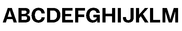 ExatCYR Medium Instance Font UPPERCASE