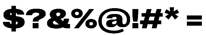 ExatCYR WideExtraBold Instance Font OTHER CHARS