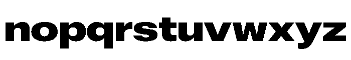 ExatCYR WideExtraBold Instance Font LOWERCASE