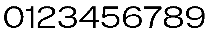 ExatCYR WideLight Instance Font OTHER CHARS