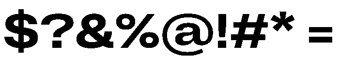 ExatCYR WideMedium Instance Font OTHER CHARS