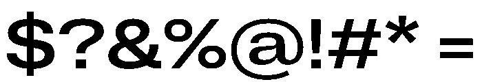 ExatCYR WideRegular Instance Font OTHER CHARS