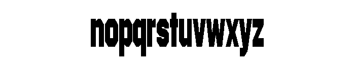 Explicit Black Font LOWERCASE