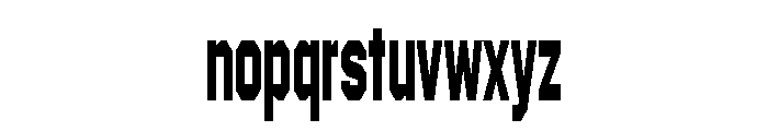 Explicit Bold Font LOWERCASE