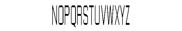 Explicit Thin Font UPPERCASE