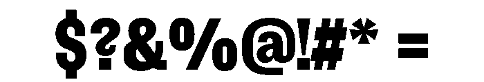 ExtractGrotesk Black Font OTHER CHARS